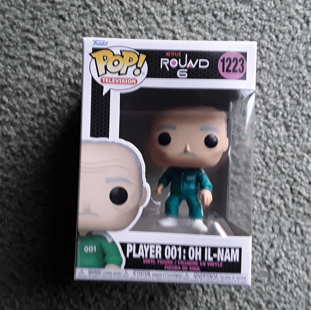 Round 6 Funko Pops Squid Game Player 001 OH IL- NAM NEW